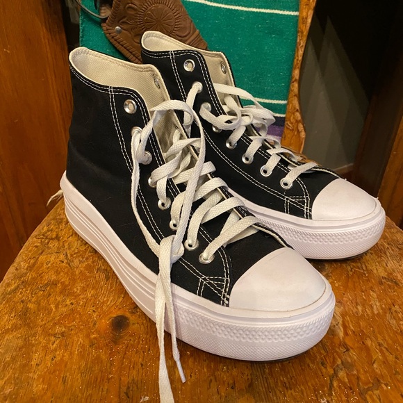 High Top Platform Converse - Picture 1 of 7